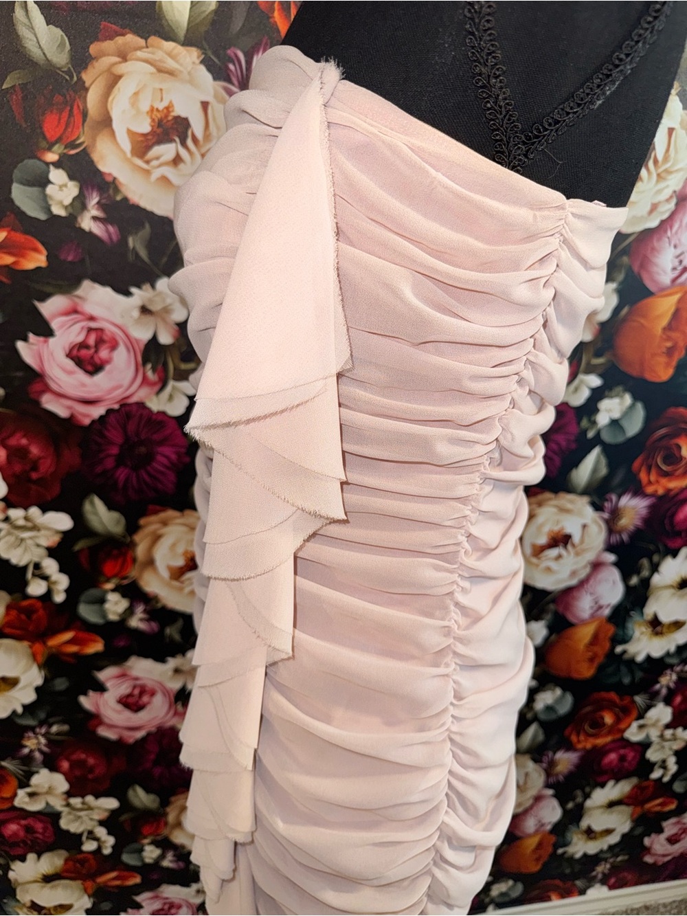 Express Strapless Ruched Cocktail Dress in Light Pink, Size 10, NWT - Picture 6 of 15